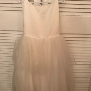 Kids Ivory tulle formal party dress size 6